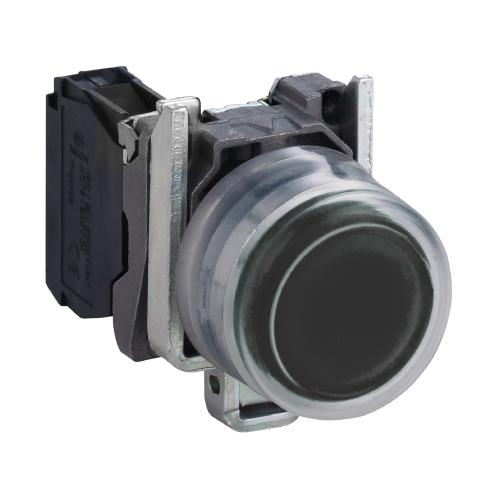 SCHNEIDER ELECTRIC - Push button with a lid black 1NO Ø22mm XB4 XB4BP21