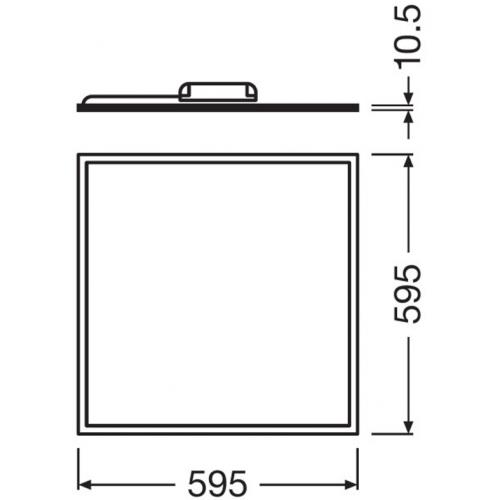 OSRAM - PANEL VALUE 600 40 W 3000 K WT