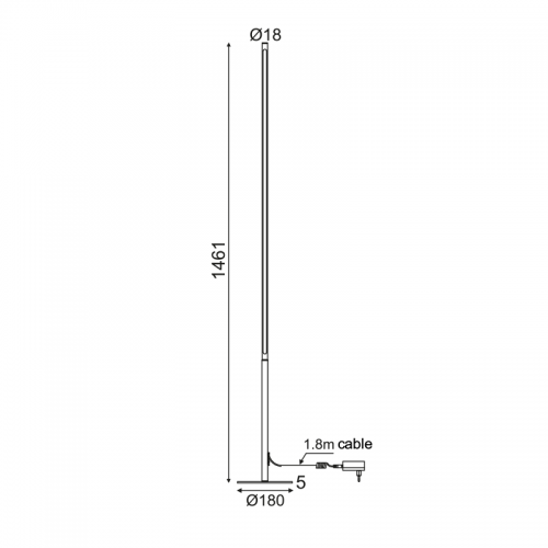 ACA LIGHTING - ZM16LEDF148WH