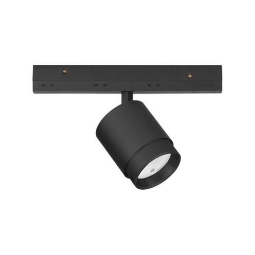 NOVA LUCE - Spot for magnetic system D:5.5 W:18 H:2.5cm.  9010104  ULTRA SLIM MAGNETIC ⚡ LED 10W ⚡ DC48V ⚡ 971Lm ⚡ Ra >90 ⚡ 3000K ✴ Black 
