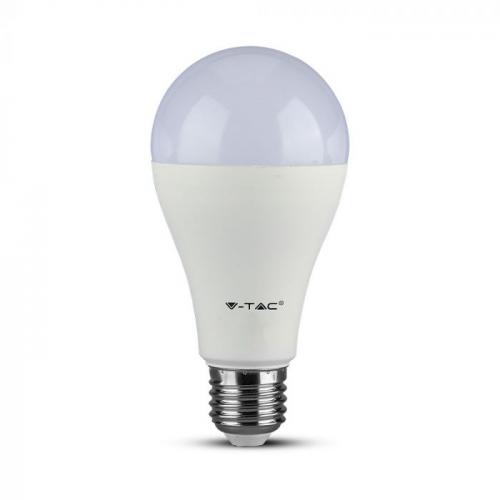 V-TAC - LED Bulb SAMSUNG Chip 17W E27 A65 Plastic White SKU: 164