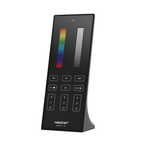 MiBOXER - Вертикално RGB+CCT дистанционно управление, 2,4 GHz Y3 черно