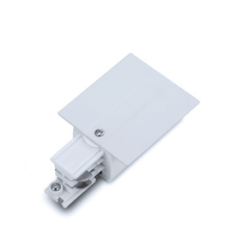 ACA LIGHTING - Power supply connector for three phase track recessed white 4WRETRW