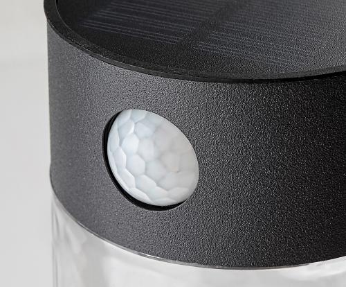 RABALUX - Фасаден соларен аплик със сензор KAPUAS 77015 LED 1.5W, 100LM, IP44