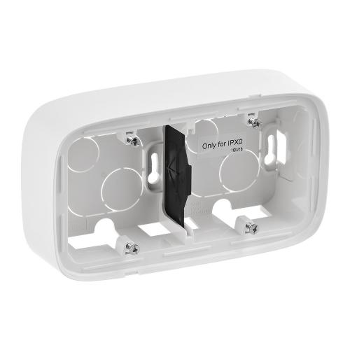 LEGRAND - 755552 Двойна конзола за открит монтаж  Valena Allure бял