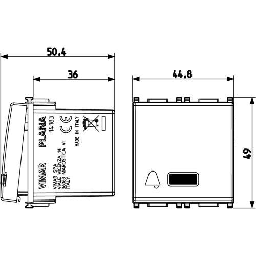 VIMAR - 14183.SL - SET/RESET device Silver