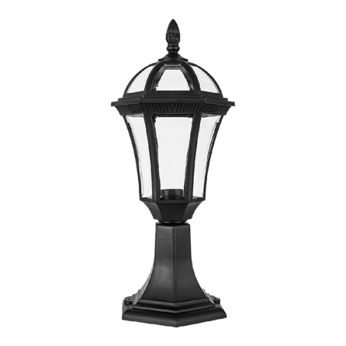 ELMARK - STEVEN ГРАДИНСКИ ФЕНЕР СТОЯЩ 1ХЕ27 ЧЕРЕН H529 IP44 SKU 96516MF/BL