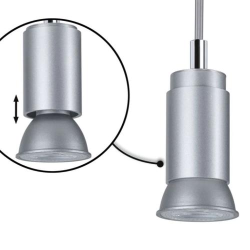 PAULMANN - Pendant  95622  URail  Runa   chrome matt