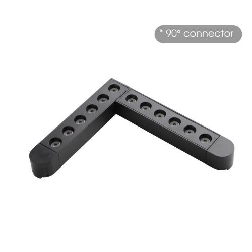 VIVALUX - SLIM25 Magnetic LED corner LEMINI LED ∙ 12W ∙ Black ∙ 3000K VIV004932