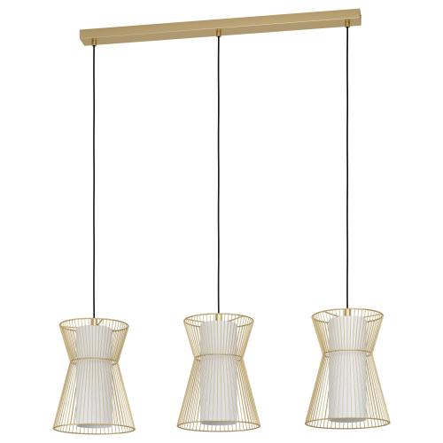 EGLO - Пендел ПЕ 3хЕ27 L-930 златно/бяло 'MASETA 99636