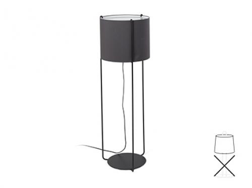 FARO - DRUM Black structure floor lamp 24023+2P0532