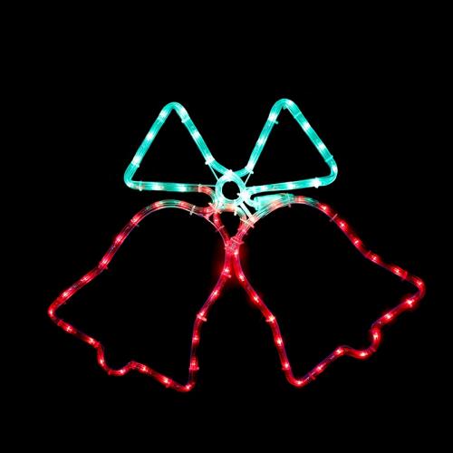 ACA LIGHTING - OPE LIGHT MOTIFS 72 LED STRING LIGHTS , GREEN AND RED, IP44, 3m  X2BELLEDMC55