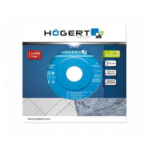 Högert Technik - Диамантен диск за керамични плочки 115 мм HT6D721