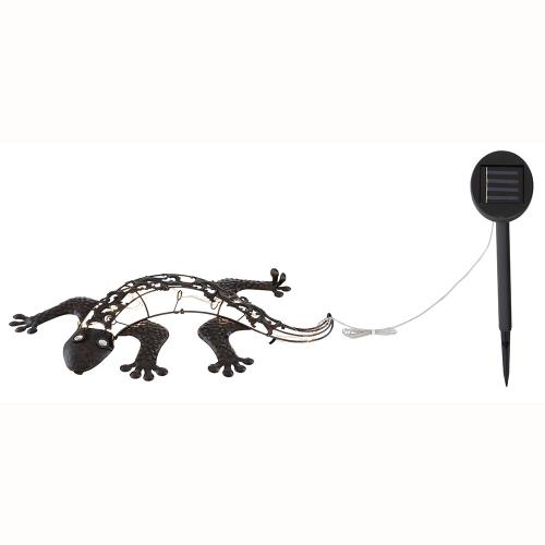 GLOBO - Solar lamp Lizard metal 33518 BRONZEFARBEN