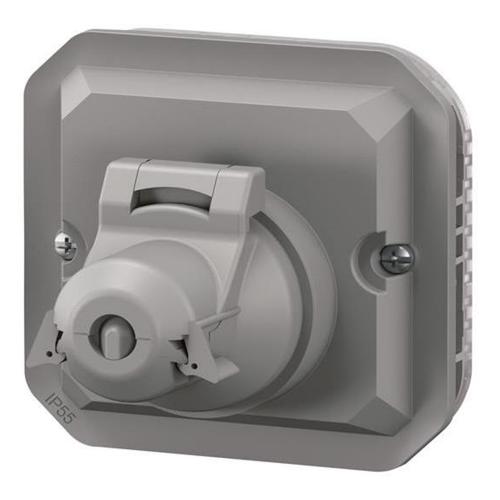 LEGRAND - Adapter for socket RJ45 with IP44 mechanism color Gray IP55 Plexo New 69581L