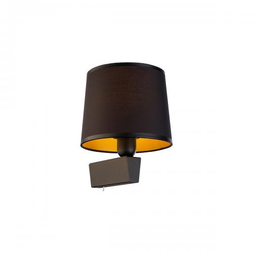 NOWODVORSKI - Wall lamp 8197 CHILLIN I BLACK BL/G • E27 1x10W LED • IP20