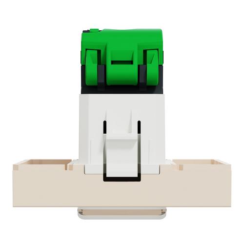 SCHNEIDER ELECTRIC - NU341544 Кат. 6 UTP розетка слонова кост двумодулна