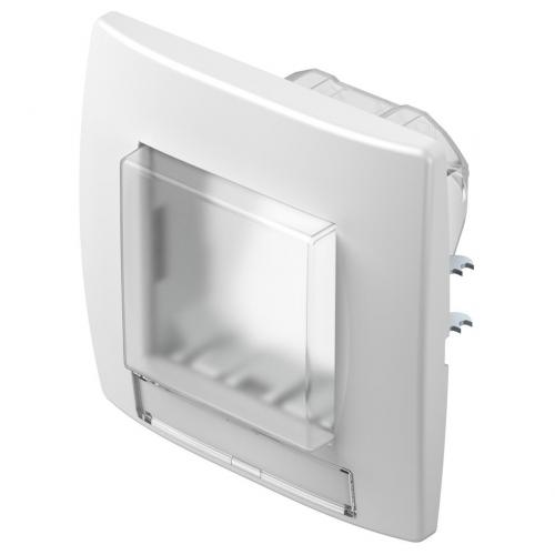 TEM - CM22MW Frame 2M IP44 for switches, color White matt, Modul