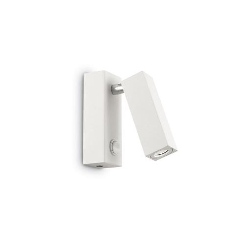 IDEAL LUX - Аплик  PAGE AP1 SQUARE Bianco  142258