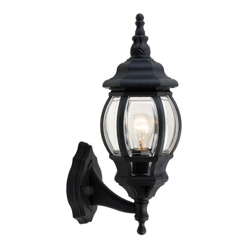 ELMARK - JAMES LANTERN UPWARD 1XE27 BLACK IP44 SKU 96515WU/BL