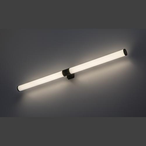 RABALUX - Влагозащитен аплик Н:5 W:60cm.  75044  ZAIN ⚡ LED 8W ⚡ 800lm ⚡ 4000К ⚡ IP44 ✴ Черен/Бял