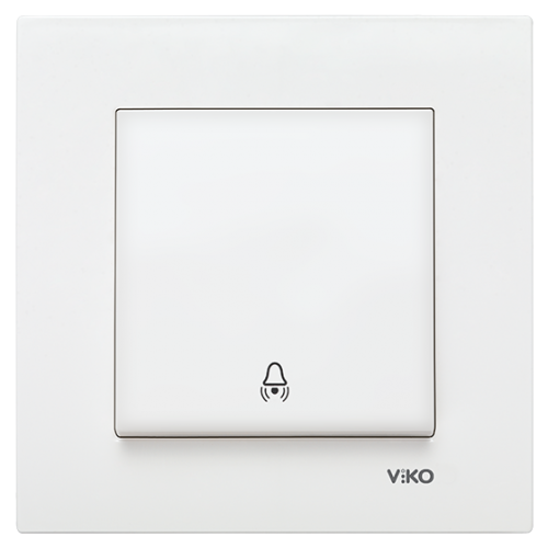 VIKO - БУТОН ЗВЪНЕЦ БЯЛ VIKO КАРЕ