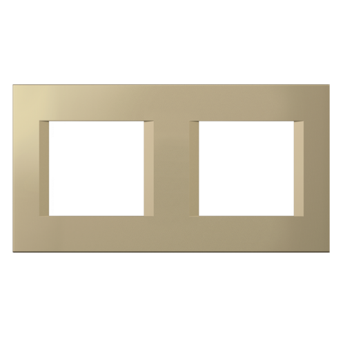 TEM - OL24SG Frame 2+2M, color Gold matt, Modul