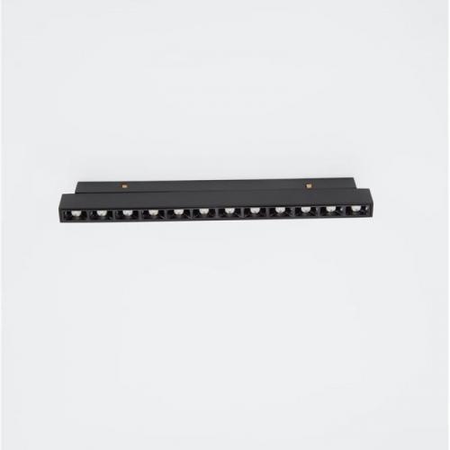 NOVA LUCE - Magnetic Track Light  L:19.5 W:1.1 H:3.4cm.  9010308  ULTRA SLIM  LED 12W DC48V Epistar >90 4000K IP20