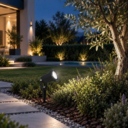 VIVALUX - Waterproof lighting fixture ACER/SP - 230V - GU10 - BK - IP65 VIV004313