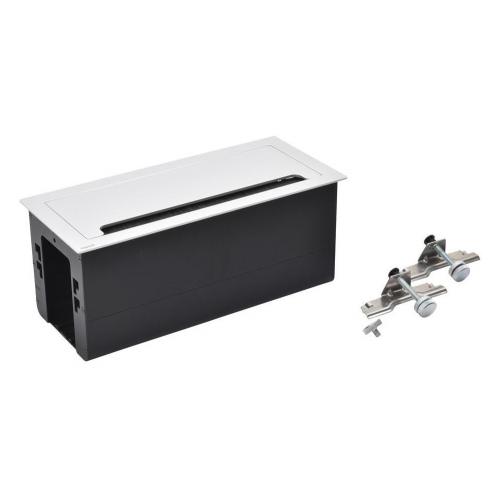 LEGRAND - 654874Furniture box empty, with base for modules, 385x130mm, color WHITE Incara Top Access 