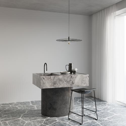 SOLLUX - Pendant SIRKEL 60 TH.146 Black