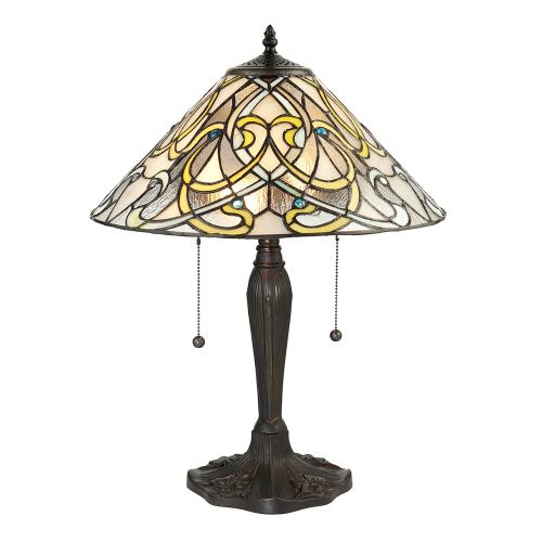 INTERIORS 1900 - table luminaire  DAUPHINE 64055 E27, 2x60W