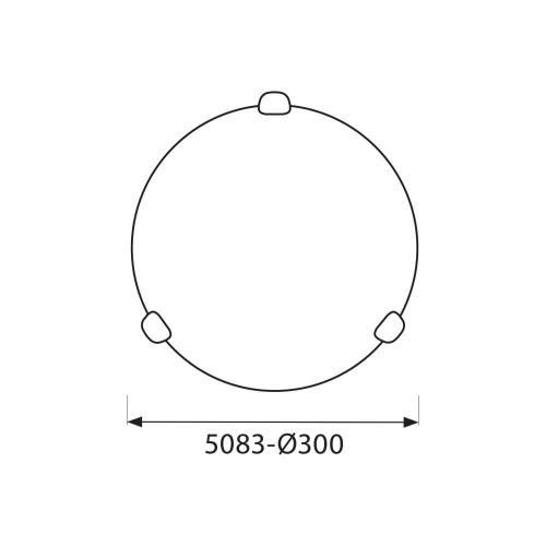VIVALUX - Ceiling fixture CATENA 5083 Ø300 mm VIV000422 