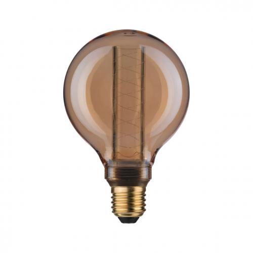 PAULMANN - LED Крушка   28602   Inner Glow Edition LED Globe inner bulb spiral pattern ⚡ E27 ⚡ 230V ⚡ 230lm ⚡ 4W ⚡ 1800K ✴ Злато