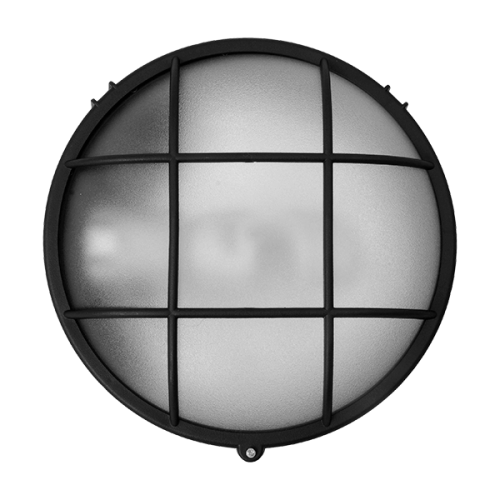 ELMARK - GRF314 CEILING LAMP 1XE27 IP44 BLACK - 96GRF314/BL