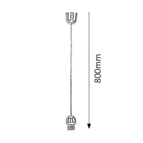 RABALUX - pendant luminaire  FIX 1331 chrome, Е27, 60W