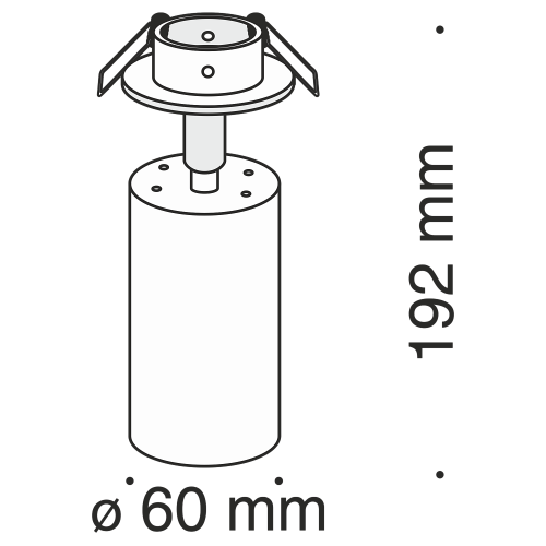 MAYTONI - Спот за вграждане Focus  C018CL-01MG 1 x GU10 50W