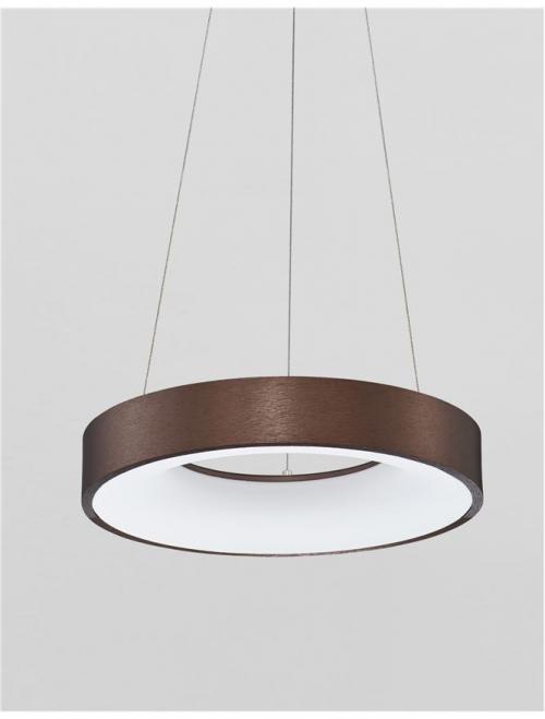 NOVA LUCE - Пендел RANDO THIN 9453433 LED 30W, 1950Lm, 3000K, IP20 D: 38 H: 120 cm