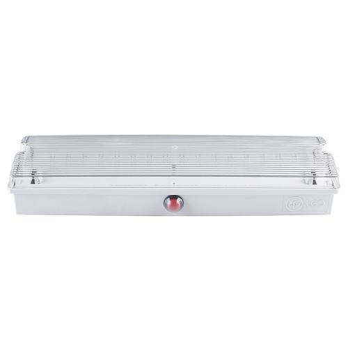 ULTRALUX - LLE365 LED Аварийно влагозащитено осветително тяло с вградена батерия 3W 6500K, IP44
