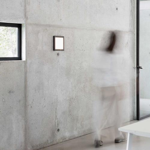 IDEAL LUX - Плафон 306391 AURA PL SQUARE 4000K BIANCO SENSOR