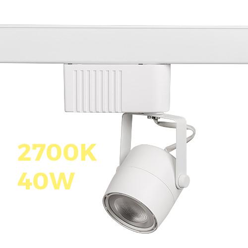 ULTRALUX - LRP44027 LED ПРОЖЕКТОР ЗА РЕЛСОВ МОНТАЖ ЧЕТИРИПРОВОДЕН 40W 2700K 220V