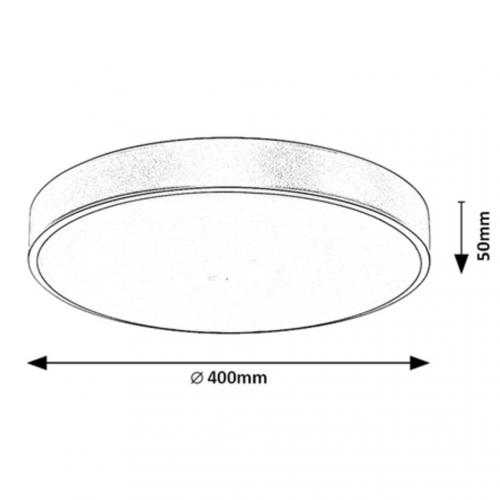 RABALUX - Ceiling lamp TESIA 71037 LED 36W 2300lm 3000K