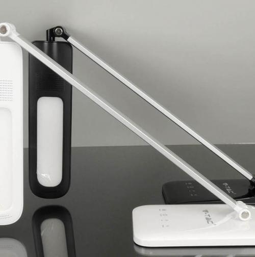 V-TAC - 7W LED Настолна Лампа 3 в 1 Димируема черна SKU: 7040 VT-1009D