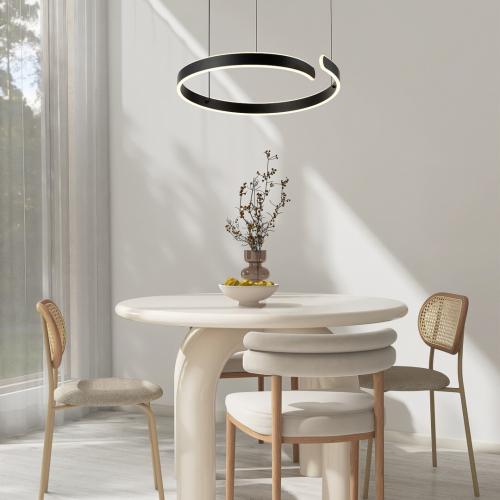 RABALUX - LED Пендел  72114  SILNORA ⚡ LED 35W ⚡ 2200lm ⚡ 3000-6500К ⚡ IP20 ✴ Черен
