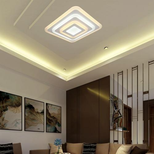 V-TAC - 77W  LED Ceiling Lamp 3 Step Dimmable With Remote Control White Body IP20 SKU: 23396