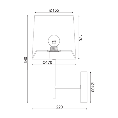 ACA LIGHTING -   Primary   ML307211WB