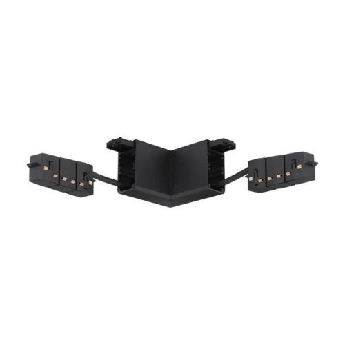 NOVA LUCE - Sandy Black Aluminium Connector L: 17.5 W: 7 H: 6.8 cm.  9010194  BREDA MAGNETIC 