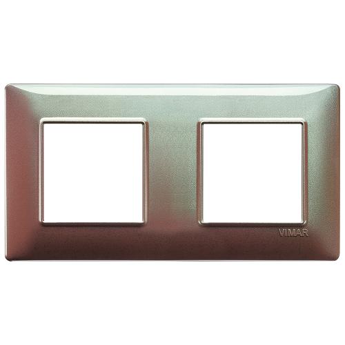 VIMAR - 14643.23 - Plate 4M(2+2)71mm techn.iridescent brown