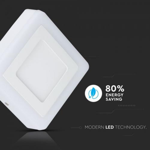 V-TAC - 22W LED Panel Surface Twin Square Warm White SKU: 4928