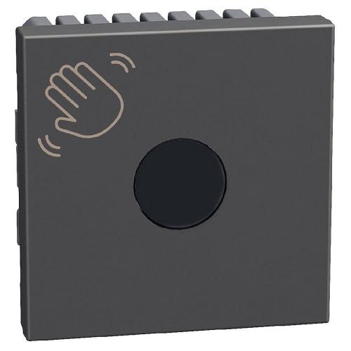 BTICINO - Девиаторен ключ 2 мод. безконтактен цвят Графит Light Now YD4003TL